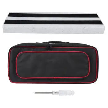 

Guitar Pedalboard Electric Guitar Effectboard PE Metal Pedal Board with Storage Bag Concealed Power Supply Gyutar Parts
