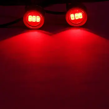 

12V Motorcycle Rearview Mirror Eagle Eye 5630 3SMD LED Flash Strobe Light DRL