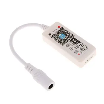 

ic Home Mini RGBW Wifi Controller For Led Strip Panel light Timing Function 16million colors Smartphone Control