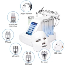 7 in 1 Vakuum Gesicht Reinigung Hydro Wasser Sauerstoff Jet Peel Maschine Schälen Sauber Hautpflege Heben Und Ziehen Sie Mitesser Funktion gerät