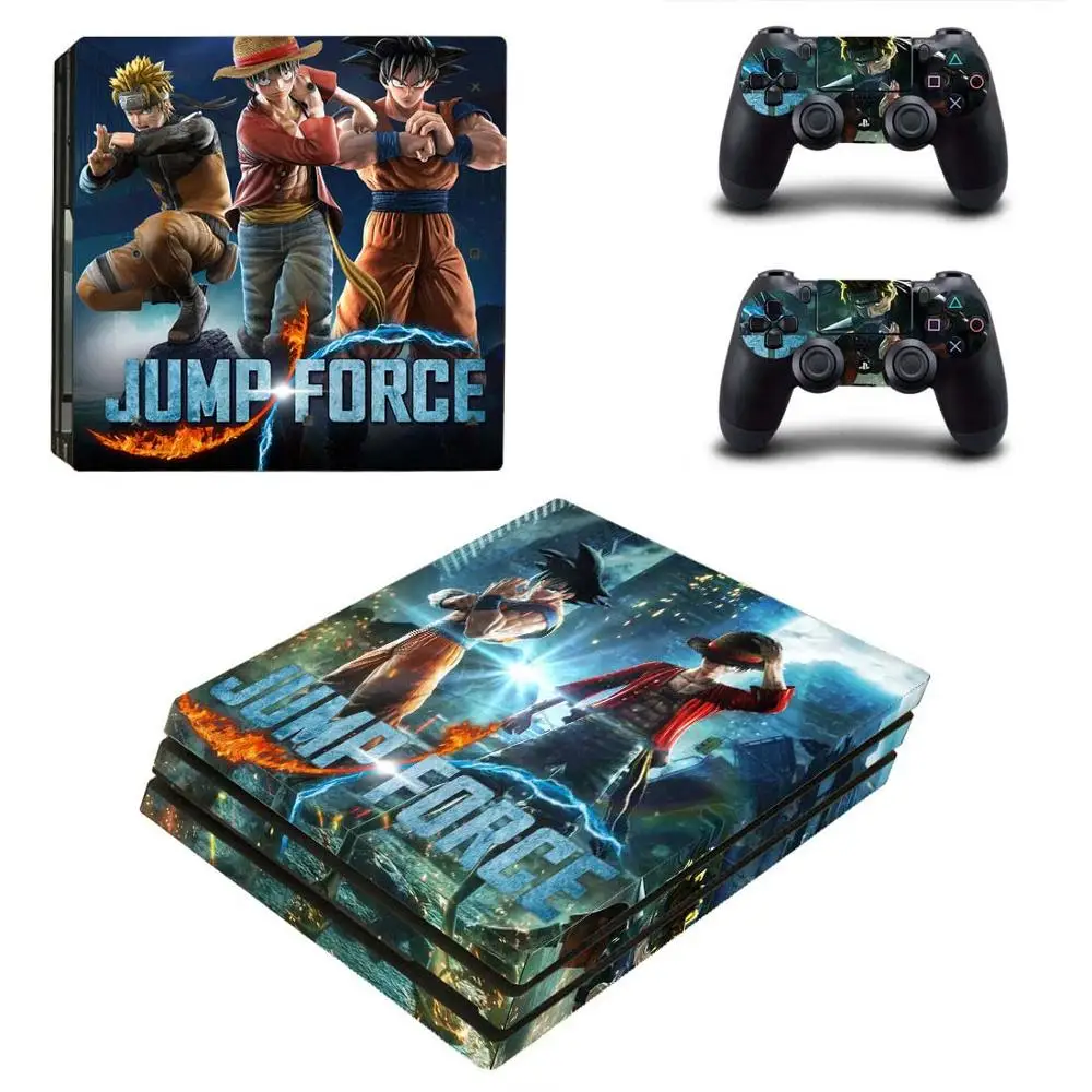 Jump Force PS4 Pro стикер s PS 4 Play станция 4 Pro Кожа Стикеры для playstation 4 Pro консоль и контроллер