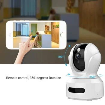 

Baby Monitor Nanny Camera Cloud Storage Sound Motion Detection Two Way Audio Night Vision Camera 2MP HD Wireless Security IP