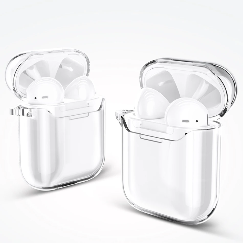 3D милый КИТ Жук чехол для Airpods чехол силиконовый наушник чехол для Apple Air pods чехол для Earpods чехол для наушников кольцо ремень - Цвет: 086-Clear