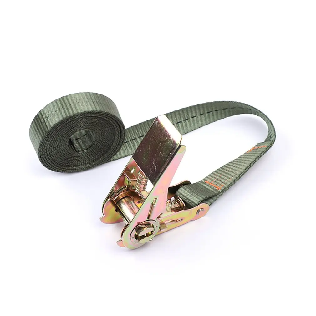 

6M Buckle Tie-Down Belt cargo straps for Car motorcycle bike With Metal Buckle Tow Rope Strong Ratchet Belt for Luggage Bag