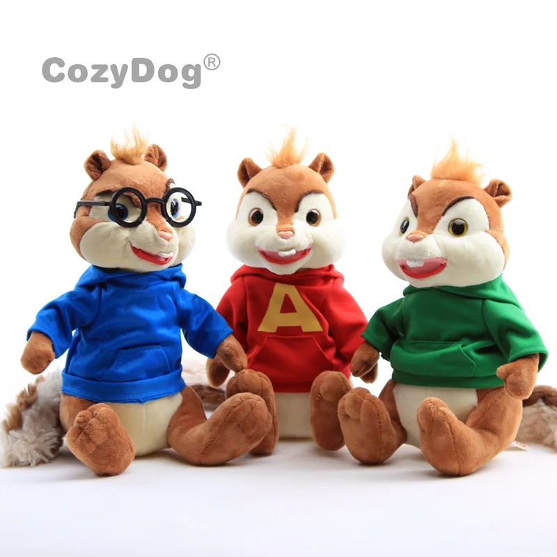 Alvin And The Chipmunks Plush Toy About 27cm Cartoon Alvin Soft Doll Kid's  Toy Birthday Gift B2717 - Stuffed & Plush Animals - AliExpress