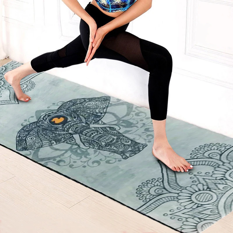 1830*610*1.5mm TPE Suede Yoga Mat beginner home exercise sports
