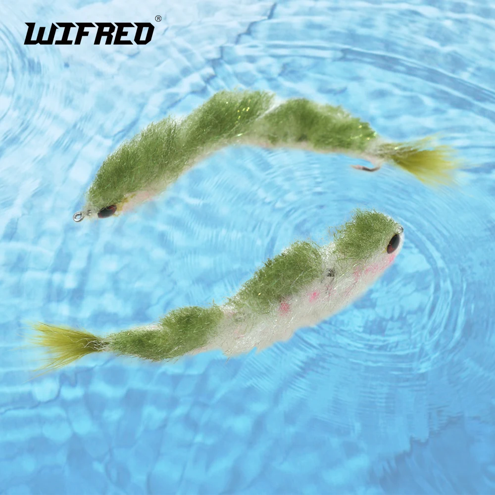 1pc Finesse Changer Realistic Baitfish Streamer Articulated Fish Spine