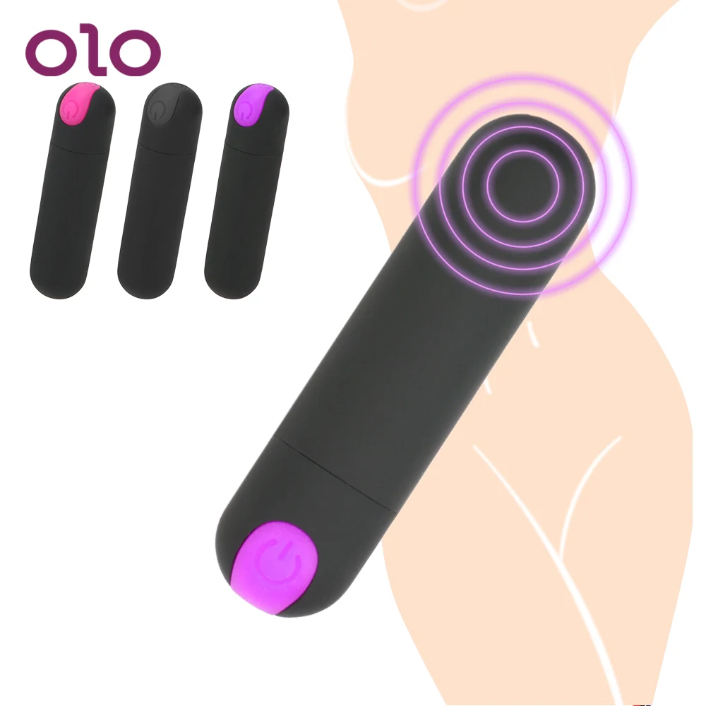Мини вибратор OLO с мощной вибрацией 10 скоростей массажер для точки G интимные