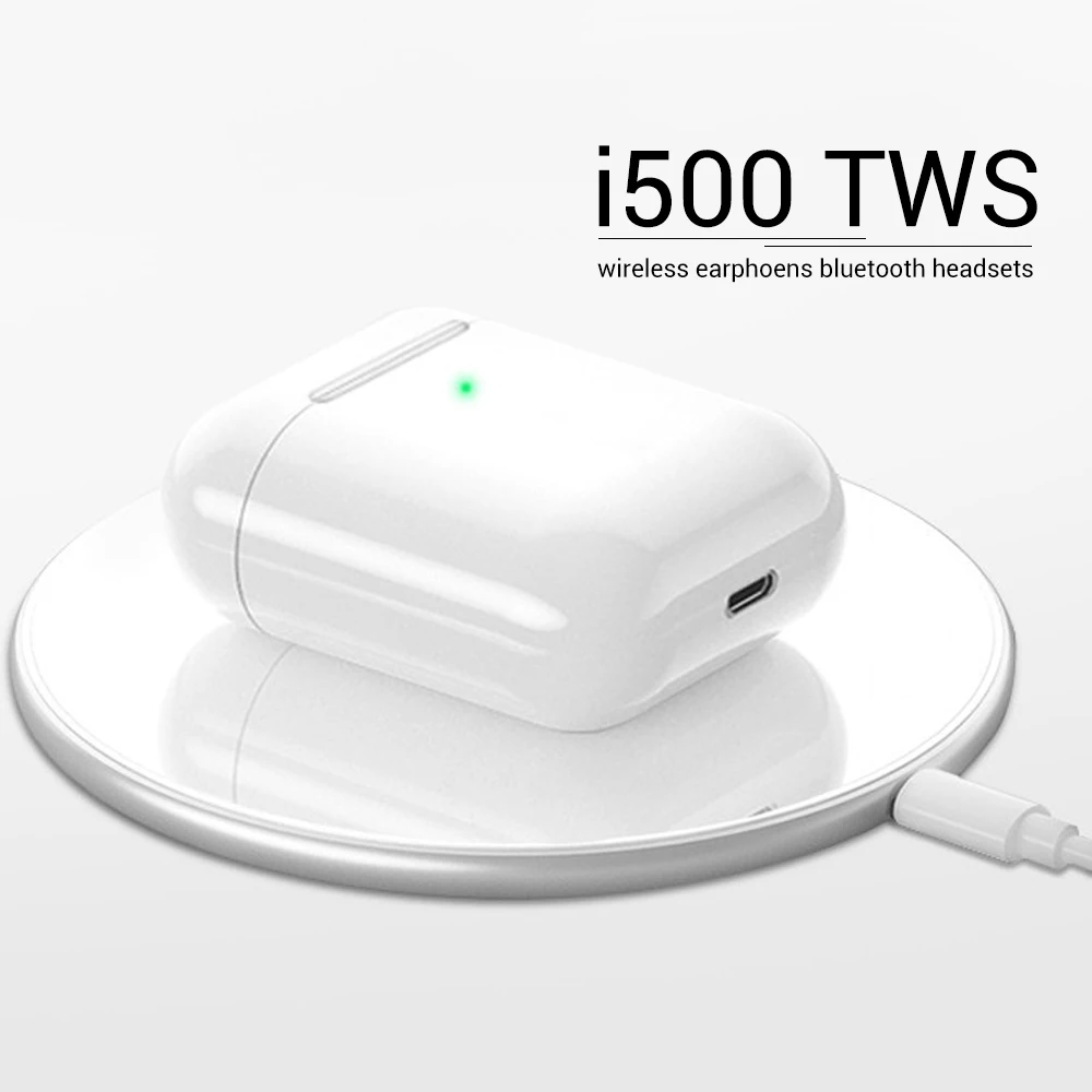 I500 tws 1:1 Реплика настоящая 3 Батарея всплывающая bluetooth Беспроводная зарядка наушники i 500 tws In-Ear smart sensor eurbuds i500tws