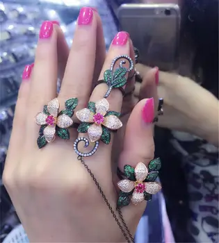 

xa246 Luxury Wedding&Party Jewelry for Women, Fashion cute&sweet AAA European style fancy crystal shinning long drop tassel df