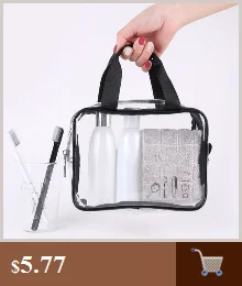 3Pcs/set Hot Cosmetic Bag Striped Makeup Bag New Fashion Travel Organizer Toiletry Bag Transparent Makeup Case