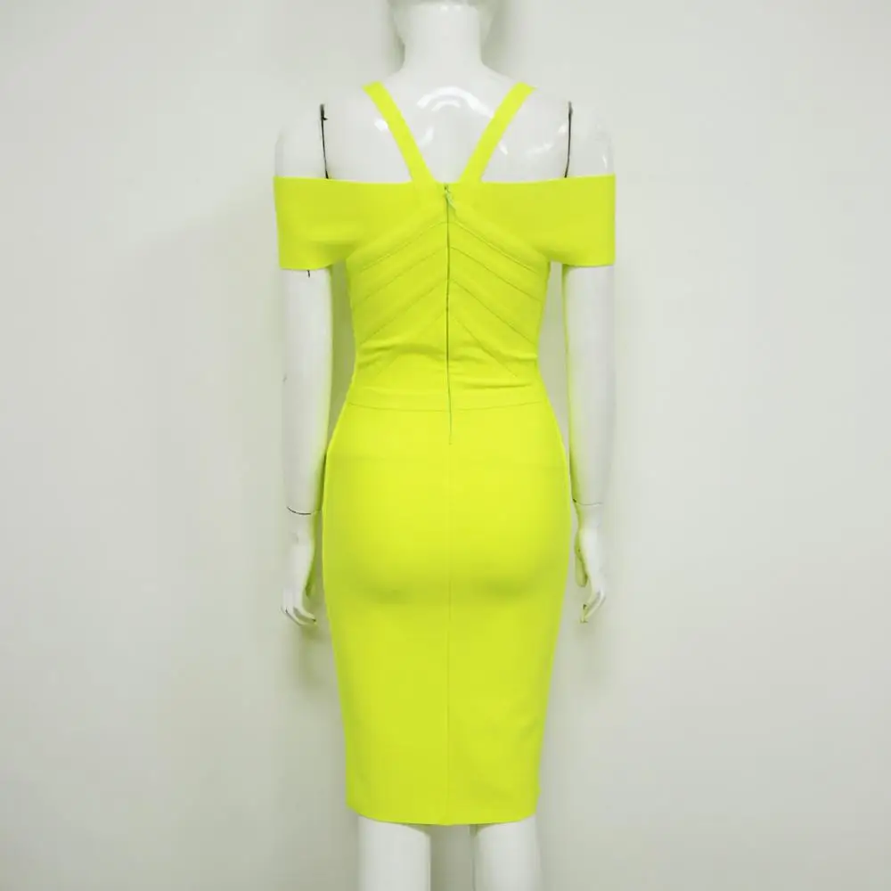 Kleezy новое летнее облегающее Бандажное платье для женщин Vestido сексуальное платье на бретельках без рукавов Клубное вечернее платье в стиле знаменитостей