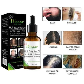 

MeterMall Hair Growth Oil Essence Thickener For Hair Growth Serum Hair Loss Product Natural Plant Extract Liquid