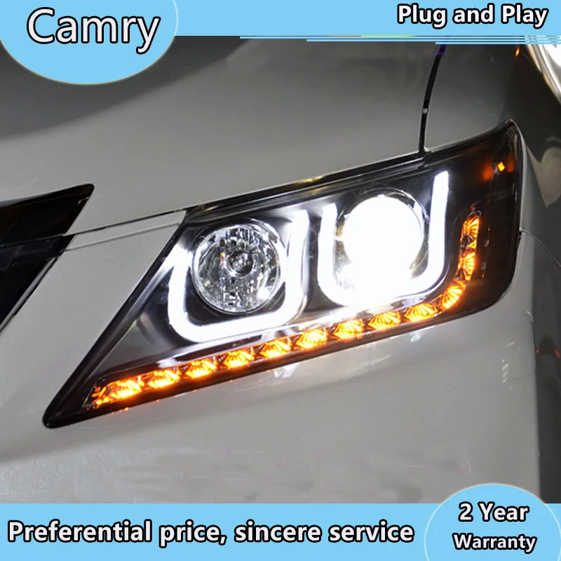 Автомобильный Стайлинг для Toyota 2012-2014 фара Camry светодиодная дальнего света camry LED DRL