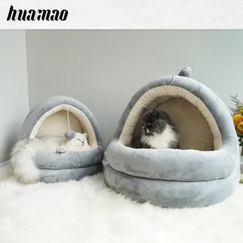 

Zeze cat litter winter warm enclosed cat washes the teddy dog kennel web celebrity pet cat bed villa