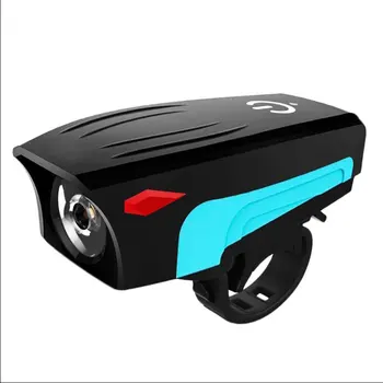 

Bicycle Bike Bell USB Rechargable Cycling Horn Light 3 Modes Multifunction Ultra Bright Electric Sounds 130db Horn Bell