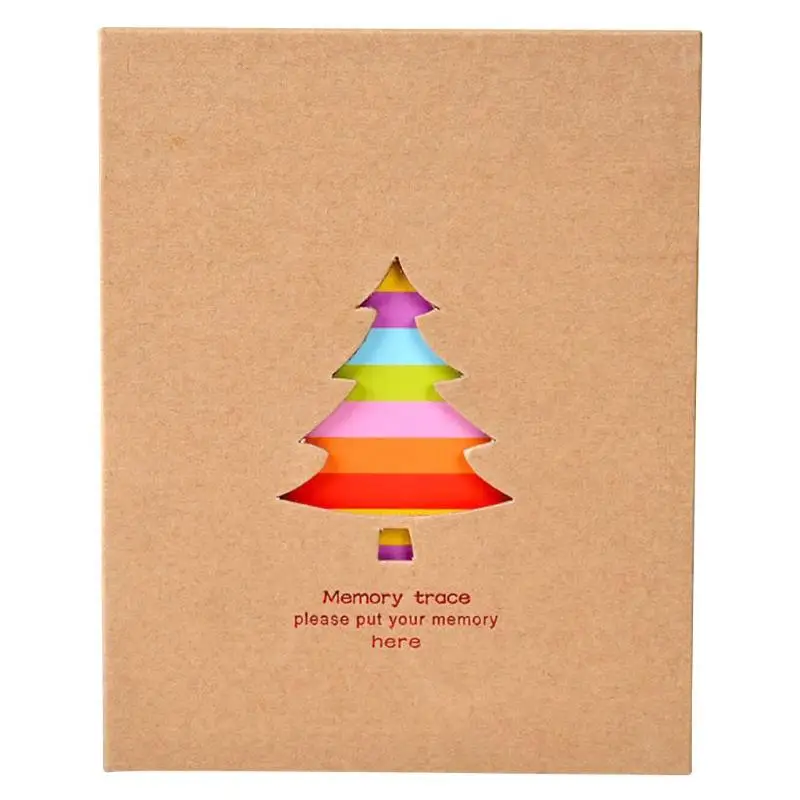 Small tree 6 дюймов 100 страниц Карманный Interleaf Тип фотоальбом картина для хранения изображений Книга Альбом DIY скрапбук фотоальбомы - Цвет: Small tree