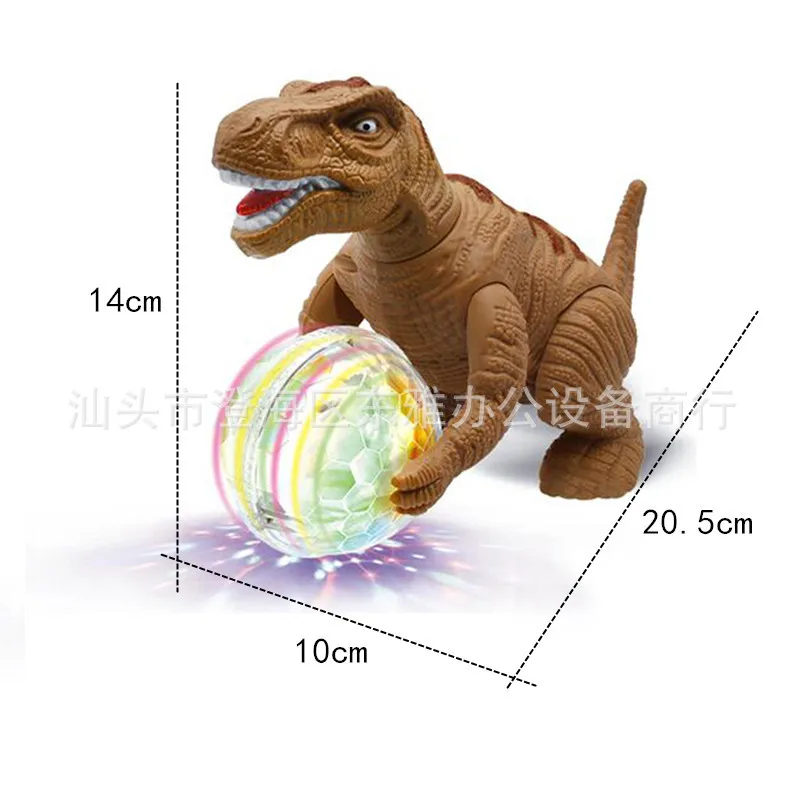 Горячая Электрический T-Rex будет ходить освещение Звук Электрический динозавр игрушка детская модель игрушки