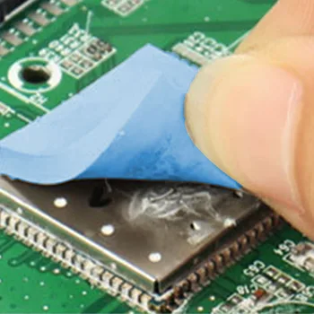 

Silicone Pad Sheet Films Heatsink Accessories Soft CPU Cooling Reusable Blue Wear Resistant Thermal Conductive Not Cut