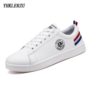

YHKLERZU 2019 Spring White Shoes Men Casual Shoes Male Sneakers Cool Street Men Shoes Brand Man Footwear