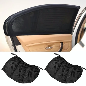 

2Pcs Car Window Cover Sunshade Curtain for peugeot 207 107 polo 6r renault captur opel toyota aygo opel astra h bmw f30 e36