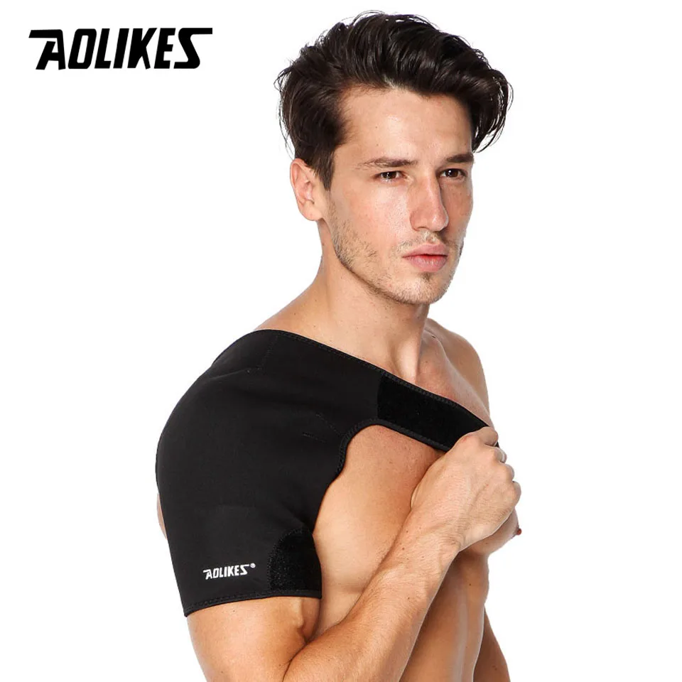 

Фиксатор для поддержки плеч AOLIKES, Корректор осанки при травмах плеч, фитнесс, спорт, защита здоровья