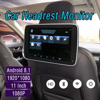 

Universal 11Inch Android 8.1 Car Monitor Headrest DVD Player Automotive TV Screen For VOLVO WIFI/USB/SD/FM Transmitter/Speaker