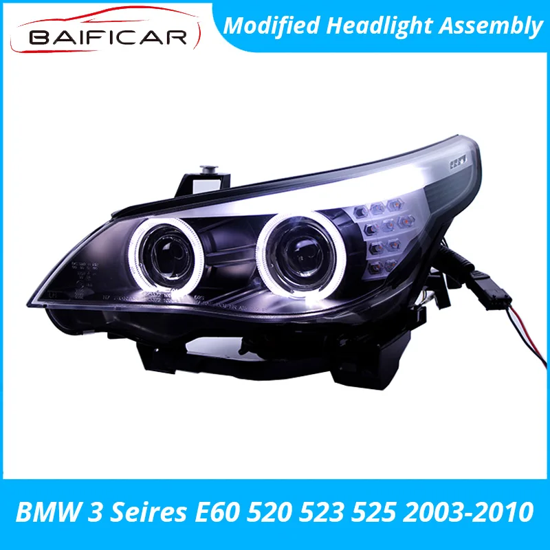 Baificar Brand New Headlight Assembly Modified Led Angel Eye Day Xenon
