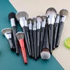 S series Pro Makeup brushes Powder fan foundation blusher highlight Make up brush Big size black handle synthetic hair Well made ► Photo 2/6