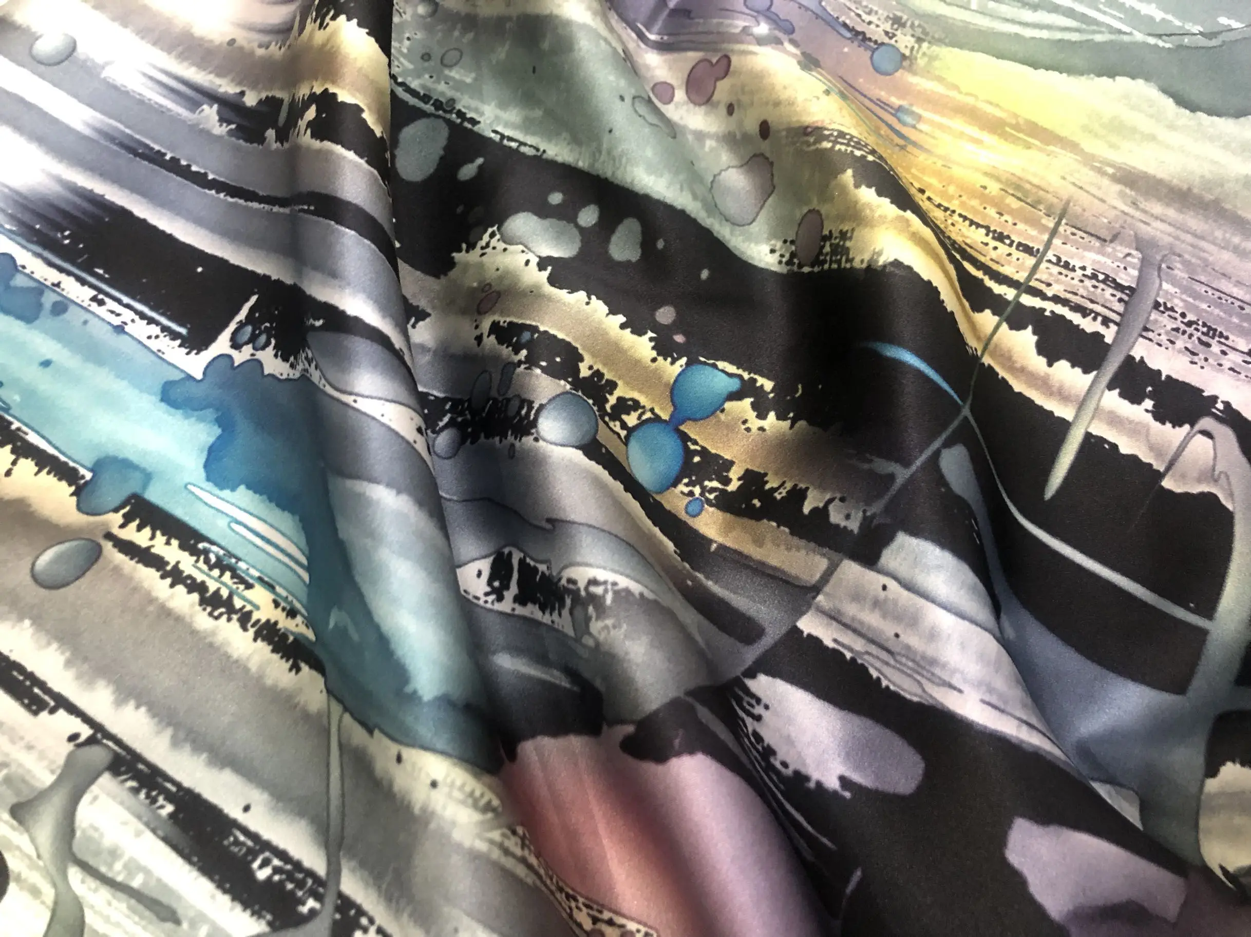 50 см/партия эластичная шелковая ткань для шитья 19 мм|silk fabric|fabric forfabric for sewing |