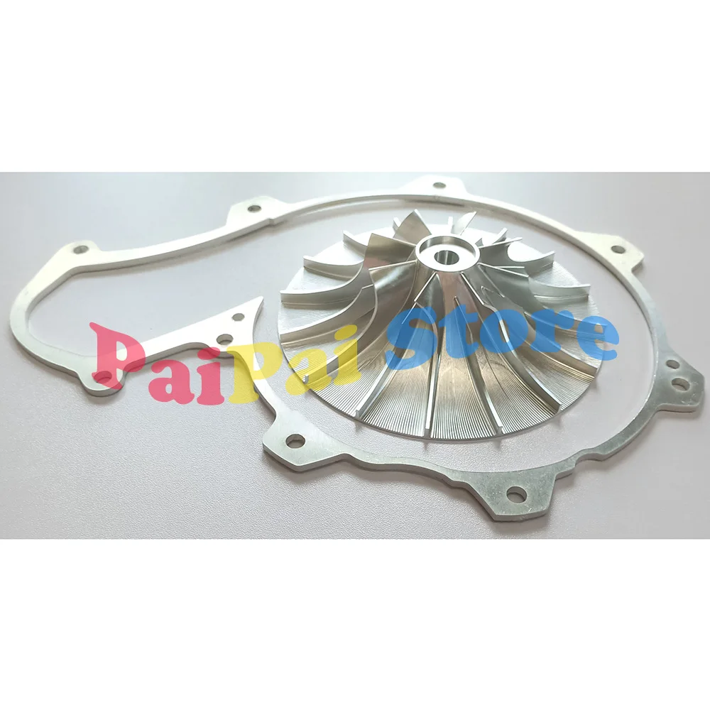 SeaDoo Supercharger Impeller Billet 420867195 with spacer 15PSI @ 8500 for seadoo 215 255 260 RXT RXP