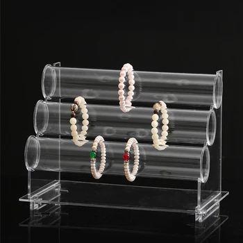

Acrylic Watch Bracelet Rubber Band Display Stand Hair Ring Hair Rope Hair Hoop Suspension Display Multifunctional Storage Rack
