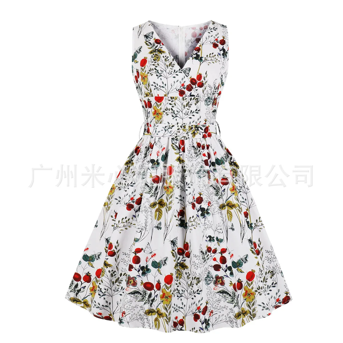 

robe de soiree fashion V-neck evening dress Elegant printing Large size Formal evening gown Party formal dress