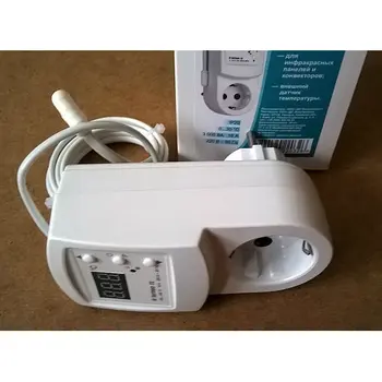 

Terneo RZ new. Thermoregulator for heating systems, in a outlet. The length of the sensor is 2 meters.