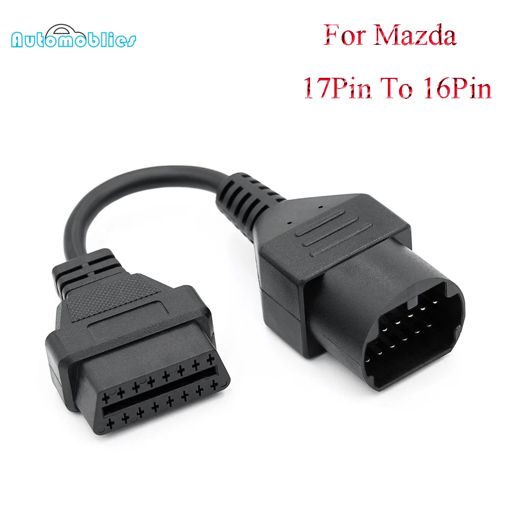 2021 Высокое качество для Mazda 17Pin до 16Pin OBD2 OBD II кабель диагностический инструмент