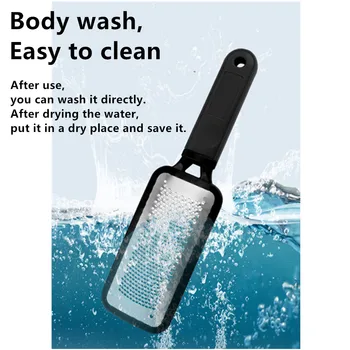 

Stainless Steel Footboard file pedicure Double-Sided tool to Heel Grater Hard Dead Skin Callus Remover Pedicure File Foot Grater