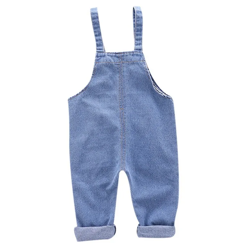 Одежда для маленьких мальчиков осенние детские комбинезоны детские штаны хлопковые однотонные джинсовые штаны с рисунком весенние брюки