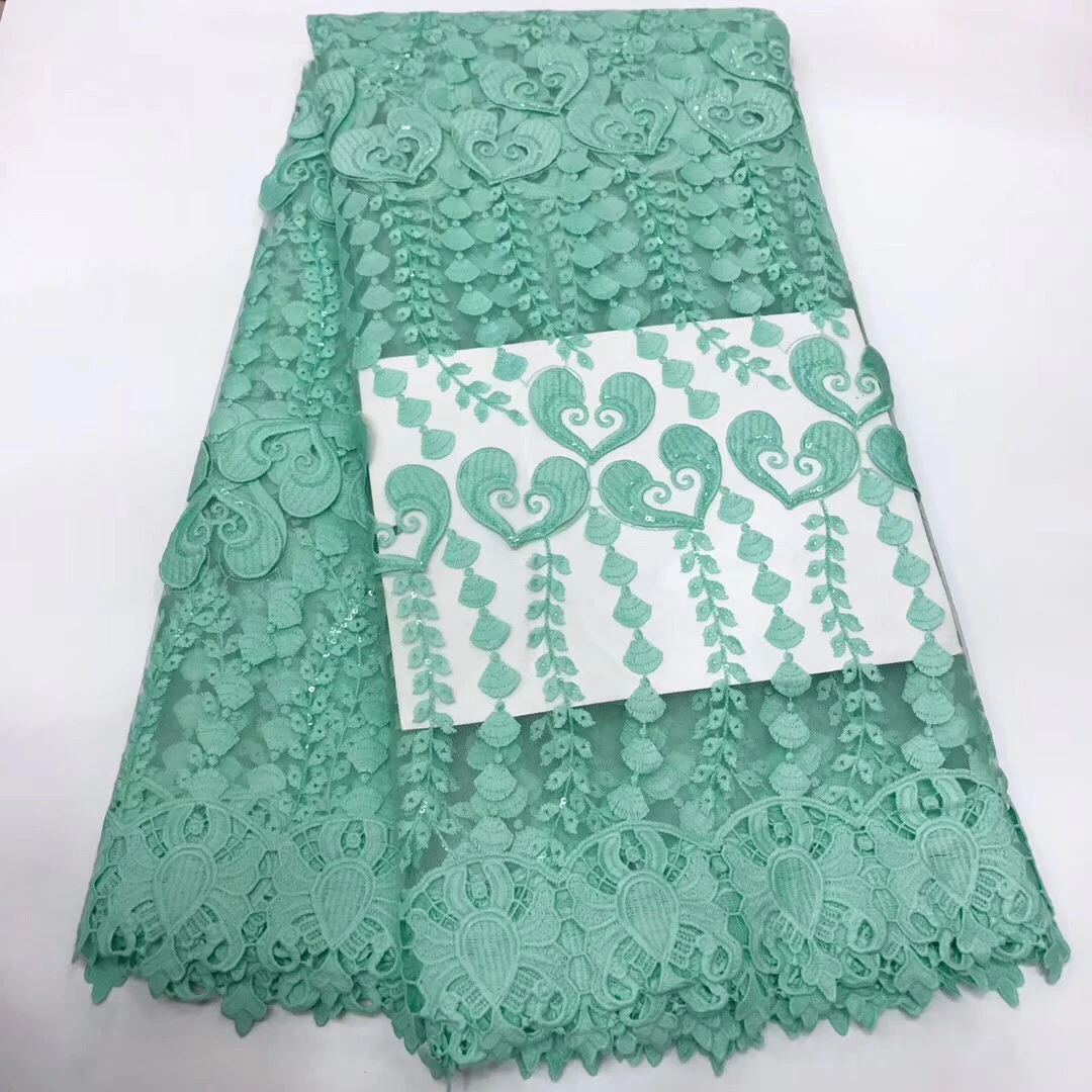

2021 Latest Nigerian Lace Fabric High Quality African Lace Fabric Wedding French Tulle Lace J3502