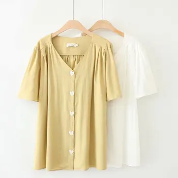 

2020 New Fashion Brand Oversized Plus Size Tshirt Teeshirt Teeshirt Casual Short Long Solid V-neck