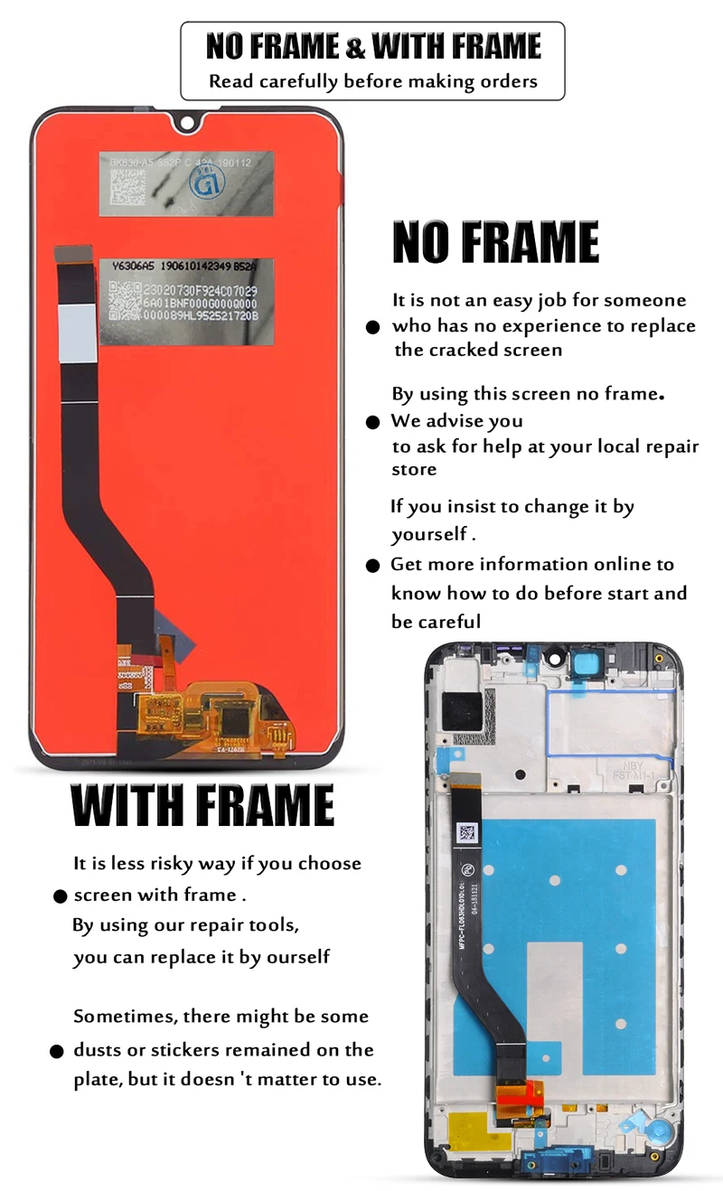 LCDs de celular