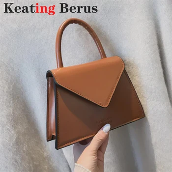 

Tiny Hand Bag Leather PU Small Shoulder Messenger Bags For Women 2020 Solid Organizer Designer Crossbody Bag Sac Femme Vintage