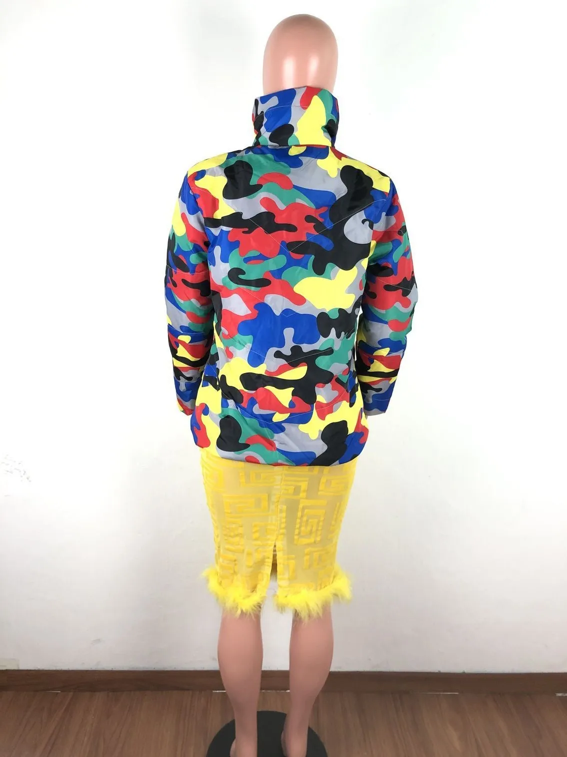 Camouflage Print Winter Wear Down jacket  Men/Women Outerwear Fashion Puffer Bubble Parkas Coat Warm Coats Tops Plus Size S-4XL