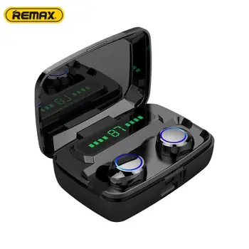 

M12 Bluetooth 5.0 Wireless Rechargeable Headset 2200mah Charging Case Led Battery Display Touch Control Waterproof With Mic