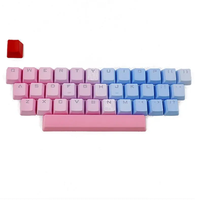 RGB PBT 35 ключей OEM двойной выстрел с подсветкой Keycaps для вишневой механической