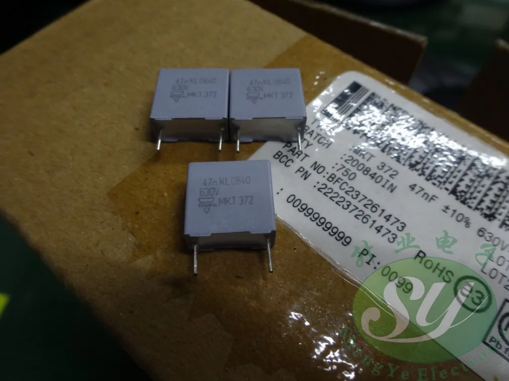 50 шт. VISHAY MKT372 0,047 мкФ/630 в 47NF 473 пленочный конденсатор BFC237261473