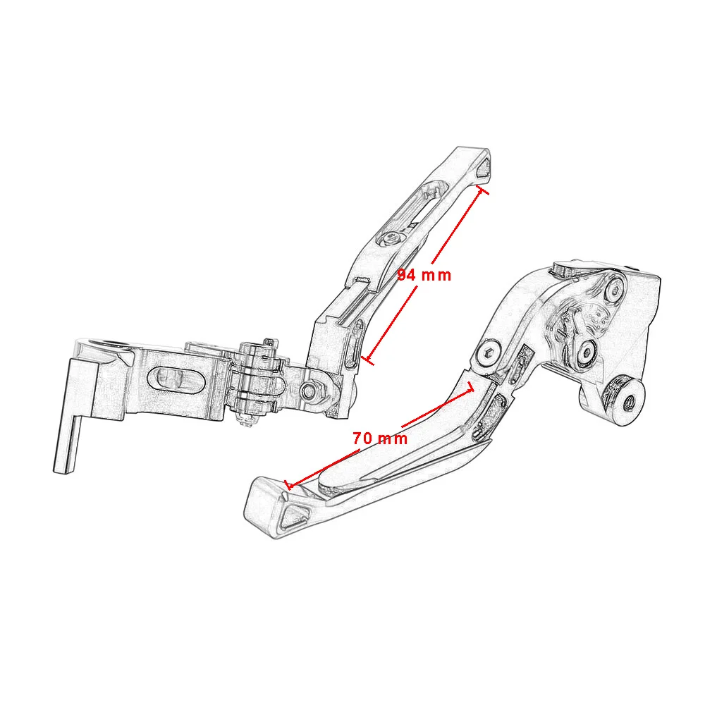Для Ducati Supersport/S- CNC алюминиевые мотоциклетные регулируемые Складные Выдвижные Тормозные Рычаги сцепления рукоятки
