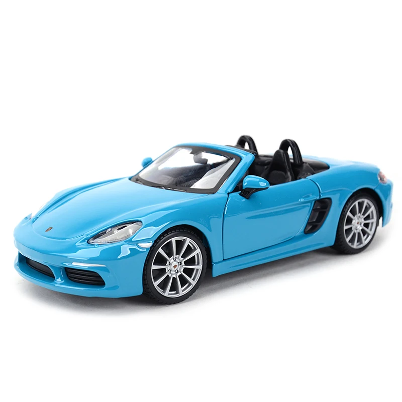 

Bburago 1:24 Porsche 718 Boxster Sports Car Static Simulation Diecast Alloy Model Car