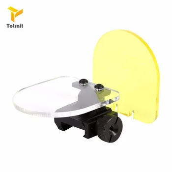 

TOtrait Airsoft Riflescopes lens protector Airsoft Red Dot Sight Scope RiflescopeTransparent Bulletproof Lens Protector