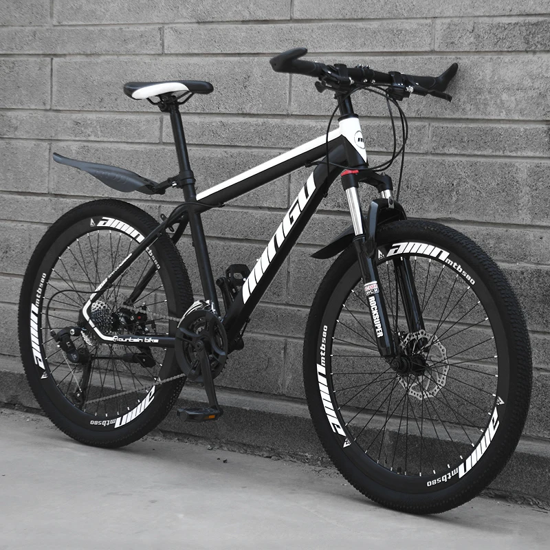 Mountain Bike Speed Off-road Double Disc Brakes Oil Brake Shock Absorber Road Racing Light Student Adult Sports Car