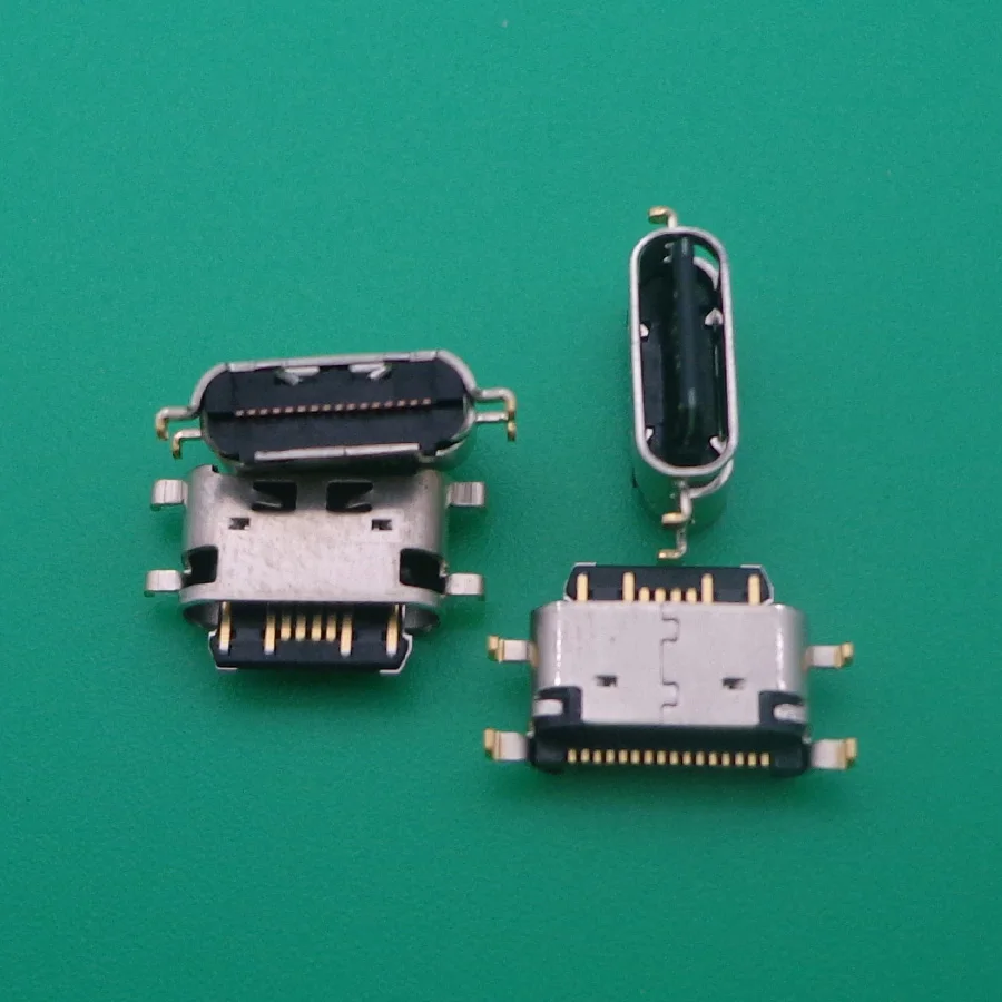 2 шт. SMT USB 3,1 type-C 16 pin 16 pin гнездовой разъем для мобильного телефона зарядный порт Разъем для зарядки запасные части